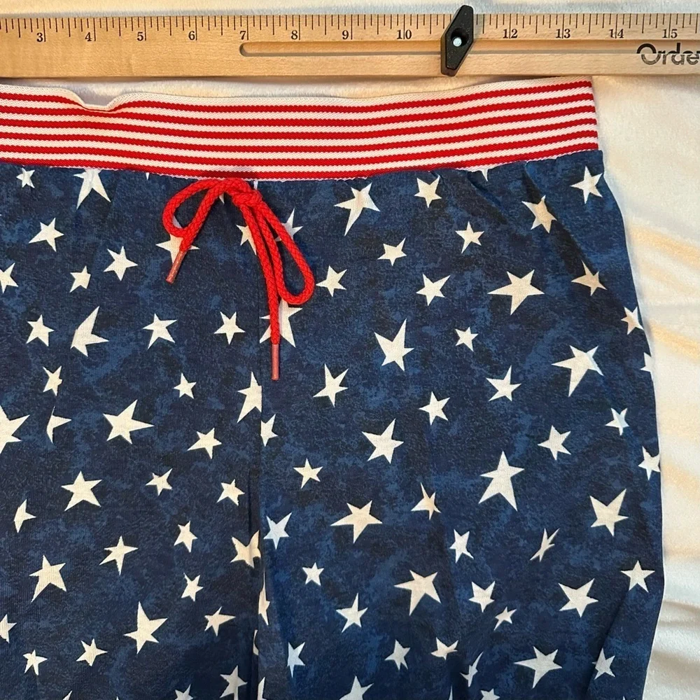 Vintage Bull Frog Girls Outfit Shorts & Tshirt 10 USA Red White Blue Stars Flag